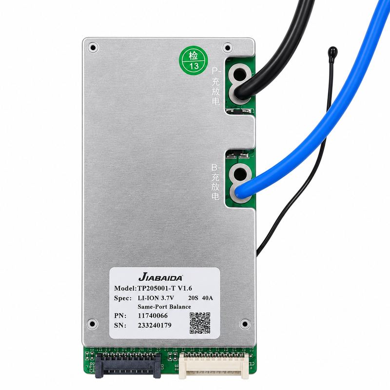 20S 40A NMC Hardware BMS — JBD (JIABAIDA) (ZP20S007)