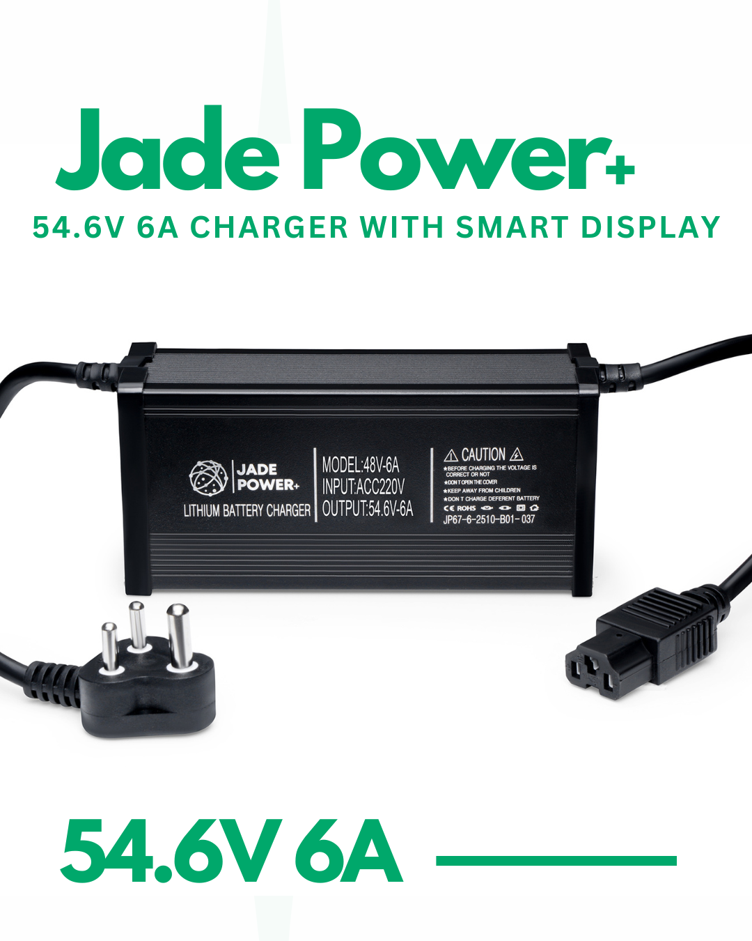 48V / 54.6V 6A Charger for Electric Scooter & Bike