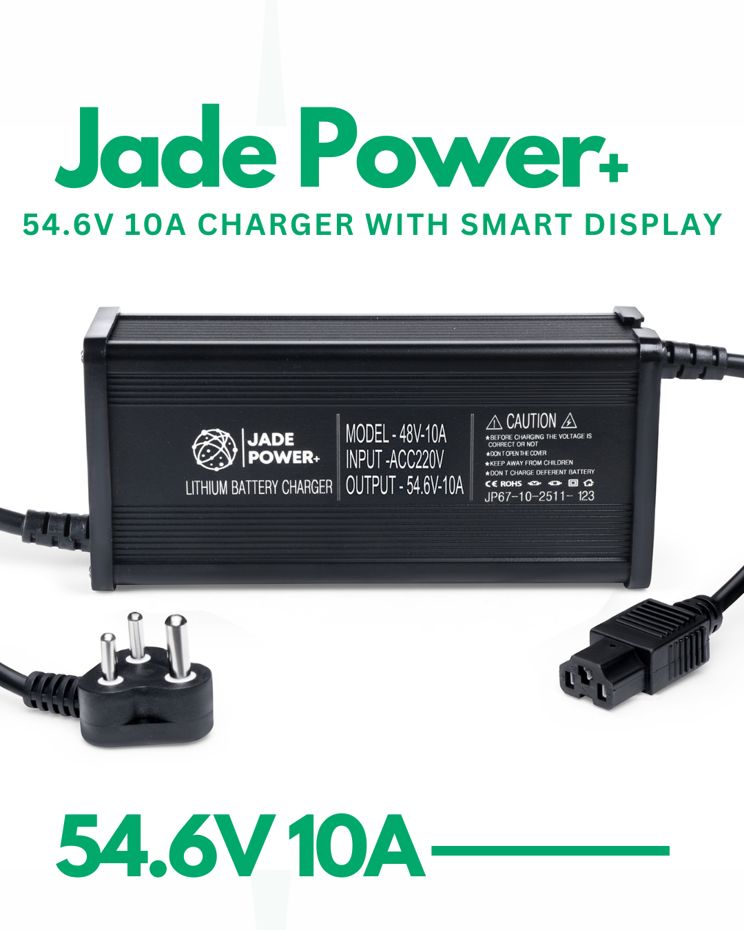 48V / 54.6V 10A Charger for Electric Scooter & Bike