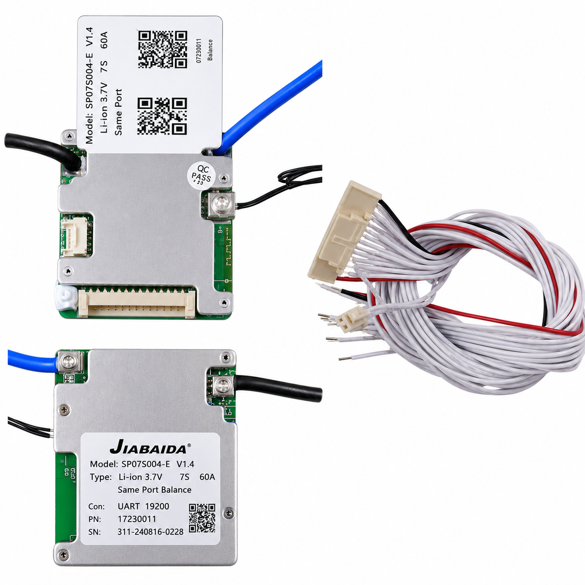 JBD ZP10S036 7S Li-ion 60A BMS