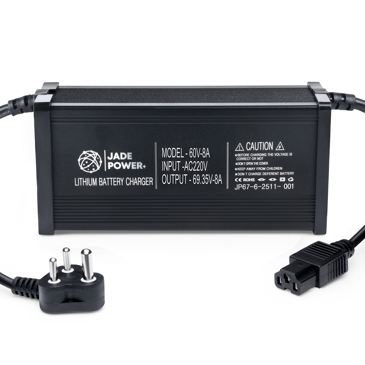 69.35V 8A Charger for Electric Scooter & Bike
