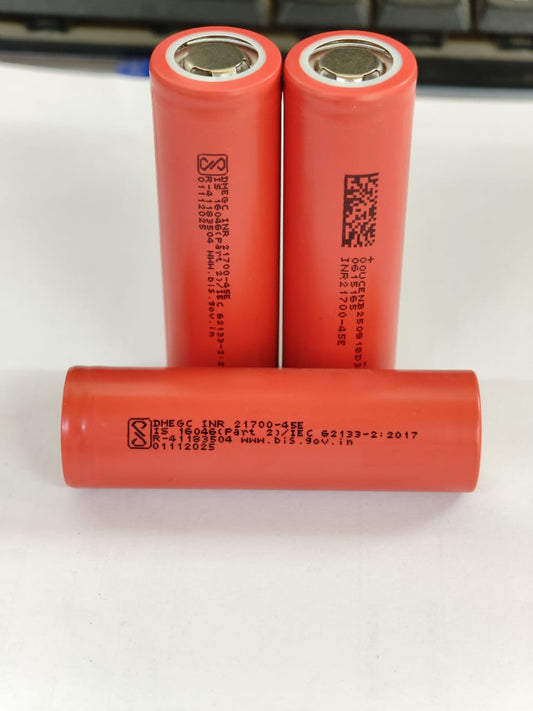 3.7V 21700 4500 Mah Lithium Ion Cells